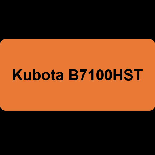 Kubota B7100HST